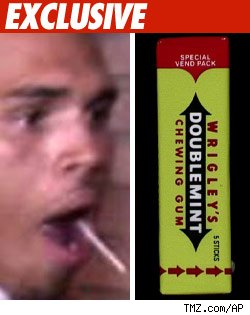 Wrigley Spits Out Chris Brown -- For Good