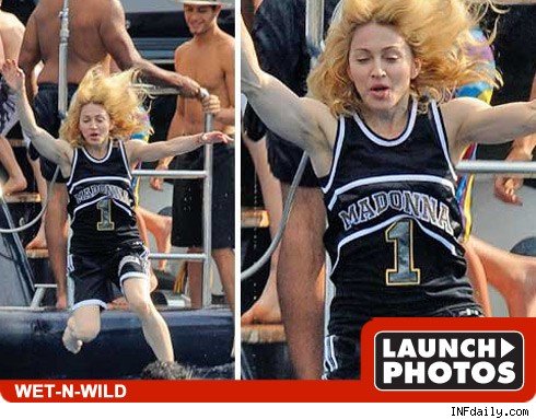 Madonna Punishes the Ocean with her Shoulders