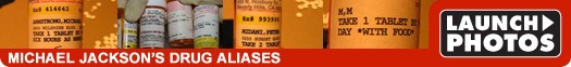 Michael Jackson's Drug Aliases