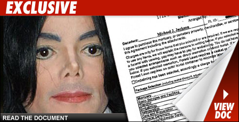 Michael Jackson Burial -- The Bill