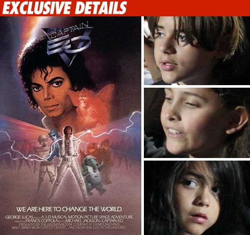 MJ's Kids Watch Private Screening of 'Captain EO'