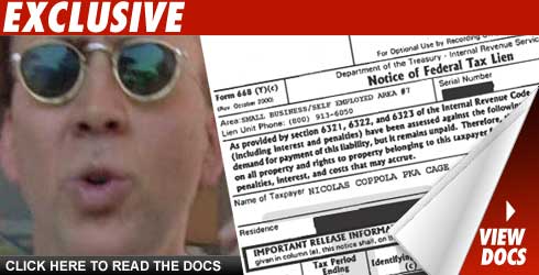Nic Cage -- Debt Man Walkin'