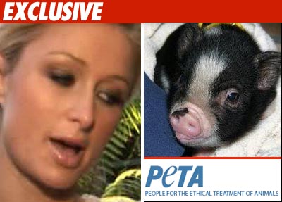 Paris Accused of Pig-Like Behavior
