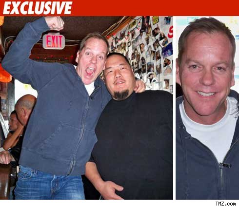 Kiefer Sutherland's $700 Morning Bar Tab
