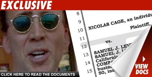Cage's Manager: Nic Was Broke As a Joke