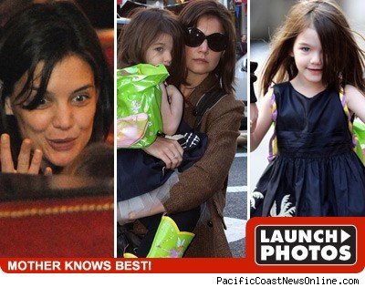 A Tom-Free Day with Katie & Suri