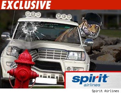 Tiger Mocked in Airline Ad