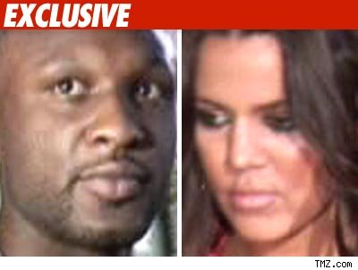 Lamar and Khloe -- His Home Alone