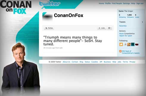 Fox Registers Conan O'Brien Website - Maybe