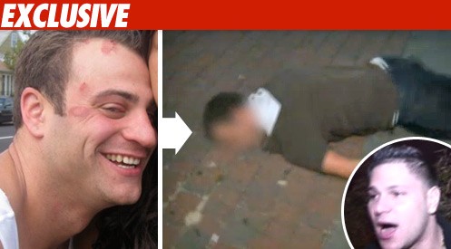 'Jersey' Knockout Victim -- One Huge Racist