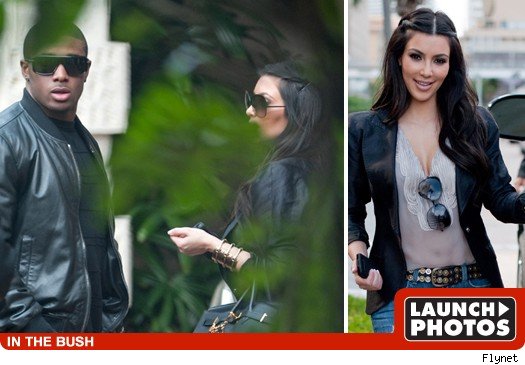 Kim Kardashian and Reggie Bush photo gallery.