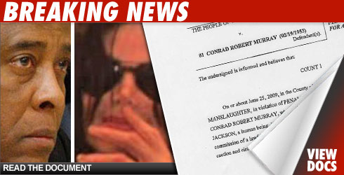 Conrad Murray Charged in Michael Jackson Death