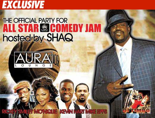 Shaq Snowed Out of His Own Party