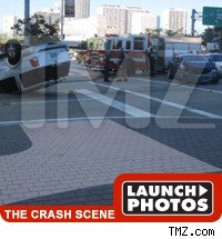 Tyrese Crash Scene photo gallery