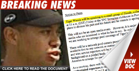 Tiger Woods To Break Silence At PGA