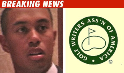 Tiger Woods golf writers asscociation of america