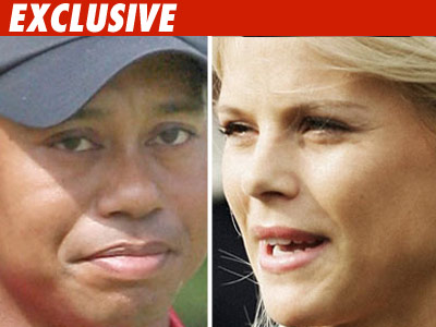 TIger Woods and wife Elin