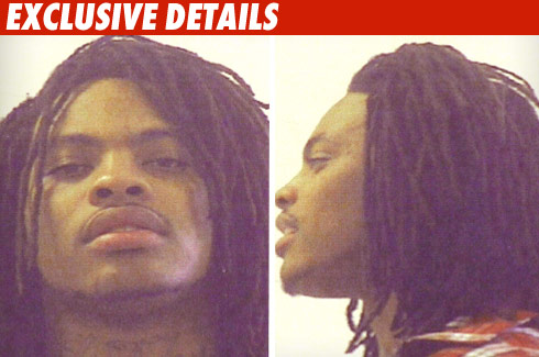 Rapper Waka Flocka Locka'd Up