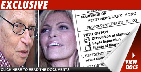 Larry King divorce document