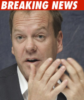 Topless Kiefer Sutherland Tossed from Strip Club