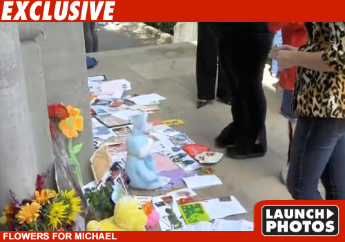 michael jackson fans at michael jackson's grave