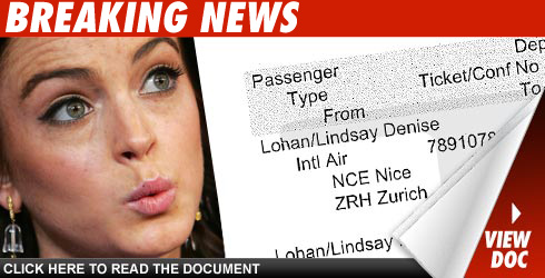 Lindsay Lohan Had a Ticket to Ride