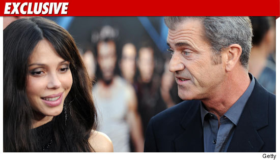 Oksana Grigorieva and Mel Gibson