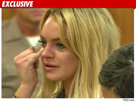 Lindsay Lohan Crying