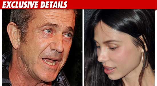 Mel Gibson and Oksana Grigorieva