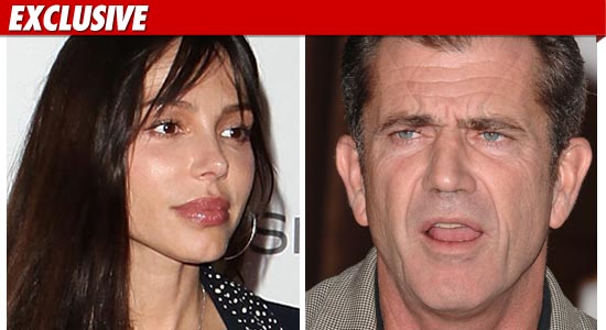 Oksana Grigorieva and Mel Gibson