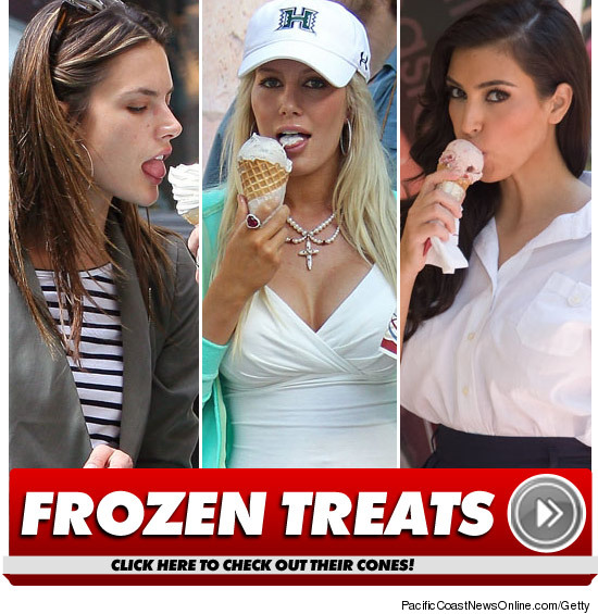 Women Eating Ice Cream