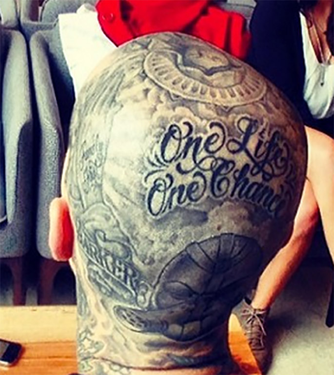 Guess Whose Ink-redible Head Tattoos! | Photo 1 | TMZ.com