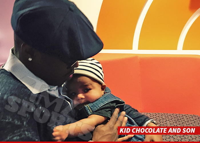 Boxer 'Kid Chocolate' My Baby's Cuter Than Yours He's A Model!