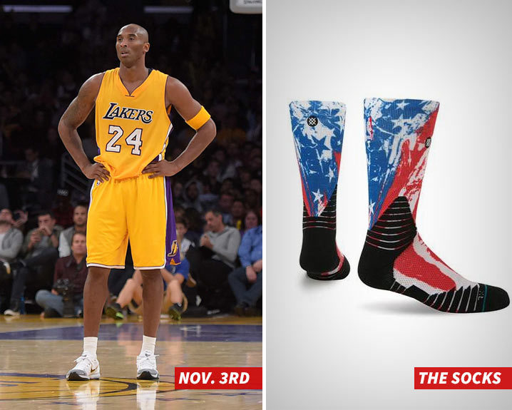 Kobe Bryant Turns Down NBA Military Socks Here's Why