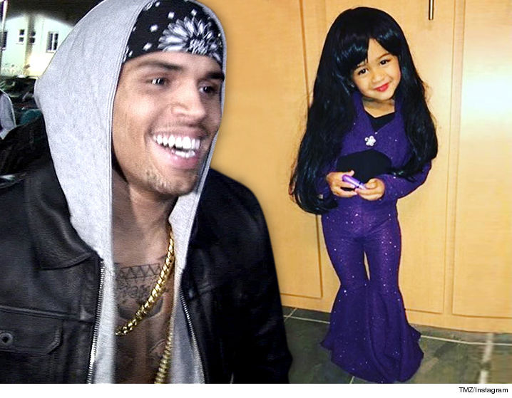 Chris Brown's Daughter Selena's Family Beaming After Royalty Homage