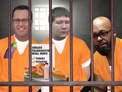 Fogle, Giudice and Dassey -- Inmates Chow Down on Thanksgiving Grub