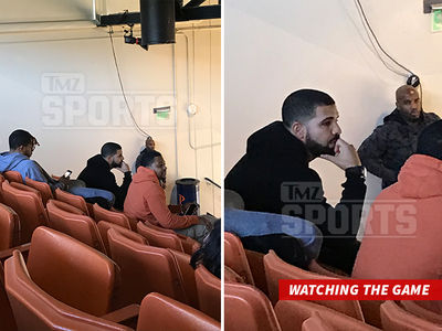 Drake Hits Pepperdine to Cheer for Hot Women's Basketball Twins (PHOTOS) 
