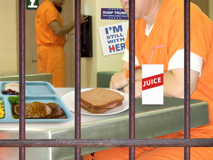 Donald Trump Inauguration Protesters Won't Go Hungry Behind Bars