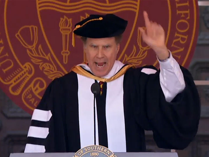 Will ferrell commencement address image