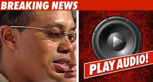 Cops Release Audio from Tiger Woods Crash