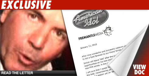 American 'Idol' Creator to Staff: Simon's Knockin' Us Off