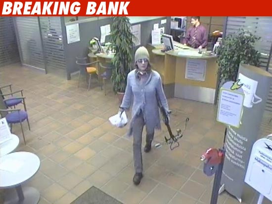 Androgynous Person Robs Bank with Crossbow