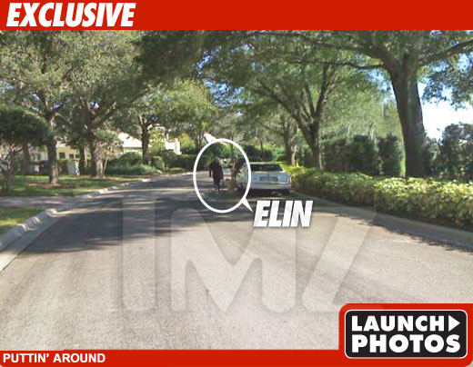 Tiger Woods' Street on Lockdown