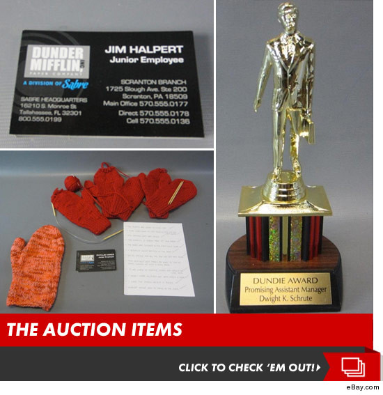 the office auction nbc selling shows old crap tmz com auction office