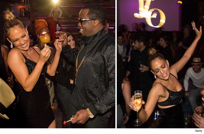 J Lo and Diddy: Still Sweet for Each Other at AMA After-Party | TMZ.com