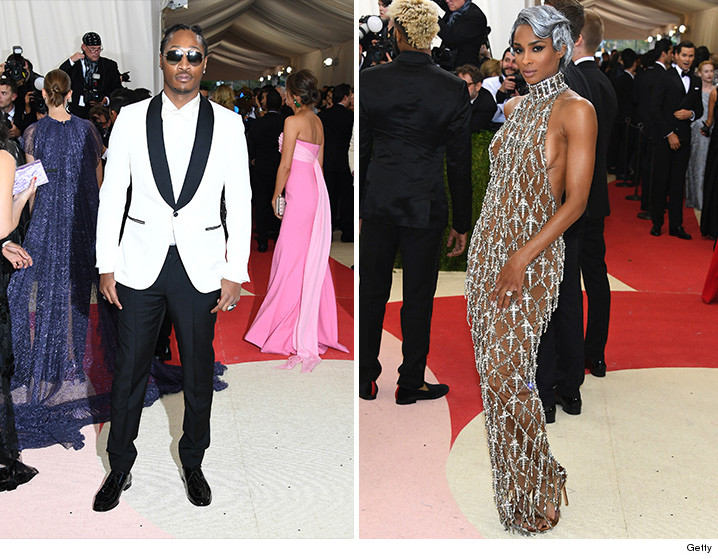 Future Ciara Play Dress Up At Met Gala Without Rus Wilson Both Future And Ciara Were At The Fake Prom Met Gala Thing In Ny Monday Night But Who Wasn T There S Very Real Fiance Rus Wilson