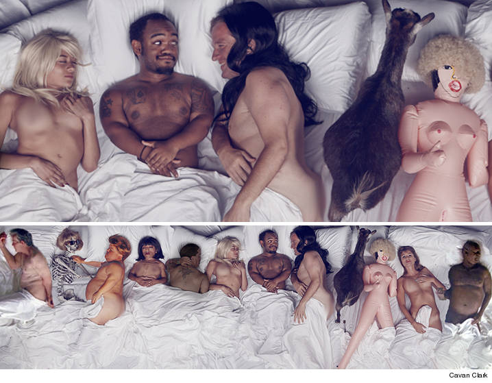Kanye Wests Naked Homage Just Got Weirder Courtesy Of Showman Jeff Beacher Who Re Shot The Image From The Famous Music Video Complete With Kanye Wests Naked Homage Just Got Weirder Courtesy Of Showman Jeff Beacher Who Re Shot The Image From The Famous Music Video Complete With
