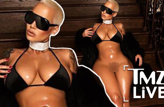 Amber Rose Goes Bottomless and Brings Back The Bush I TMZ ...