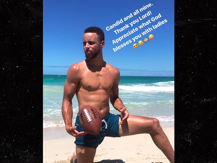 Steph Curry Ripped and Hairless in Hawaii Beach Photo | TMZ.com