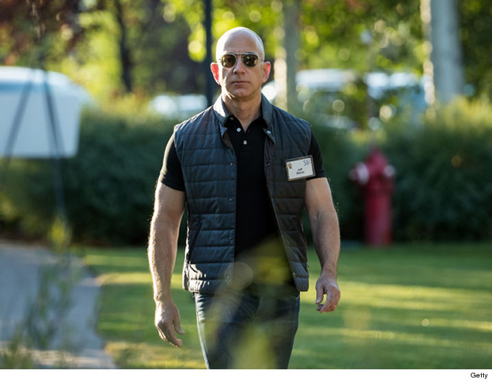 Amazon CEO Jeff Bezos Shows Badass Side with Buff Look | TMZ.com